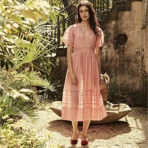 Doen Violet Dress in Carnation